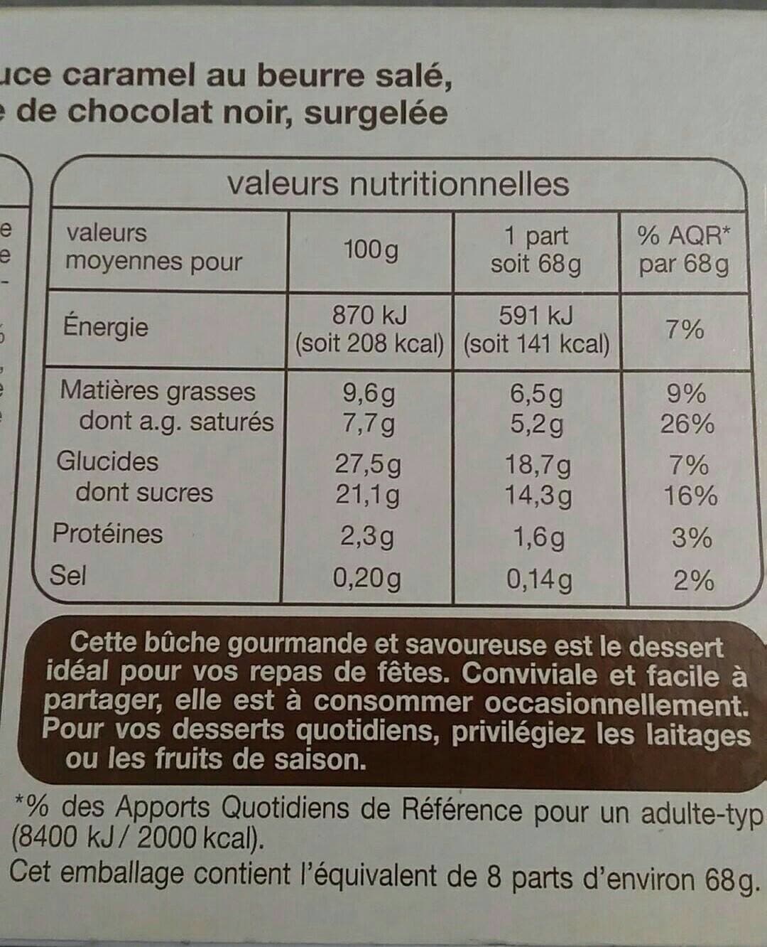 Auchan Chocolat caramel au beurre salé nougat packshot
