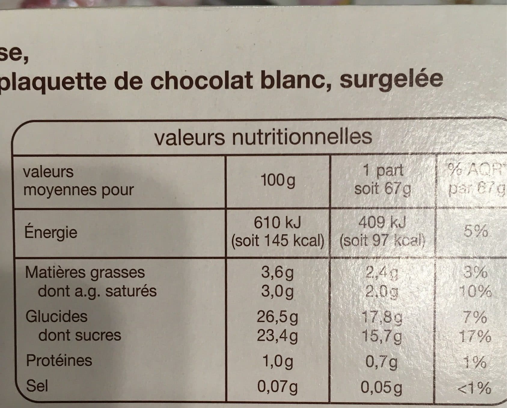 Auchan Vanille cassis framboise packshot