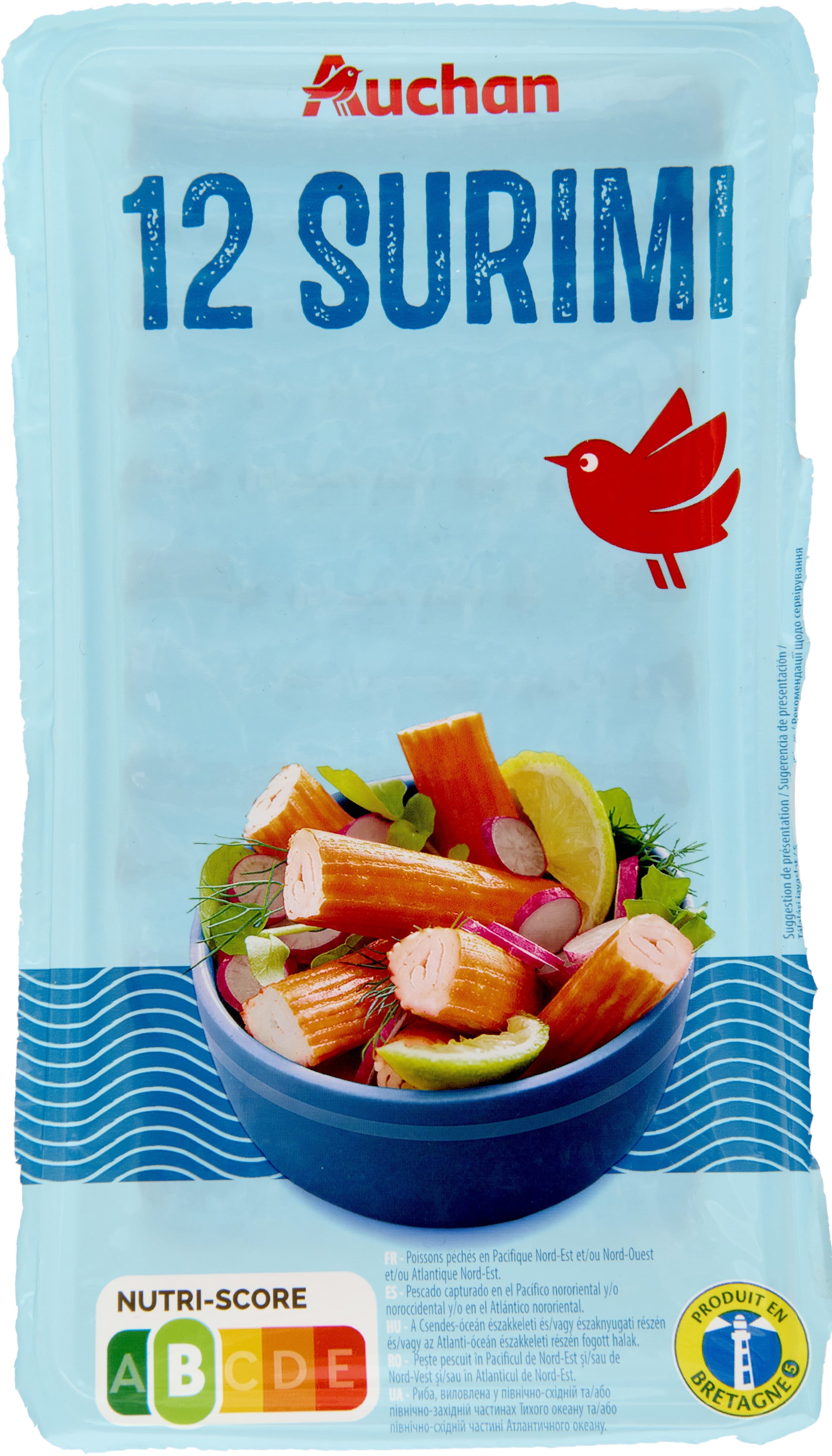 Auchan 12 surimi packshot
