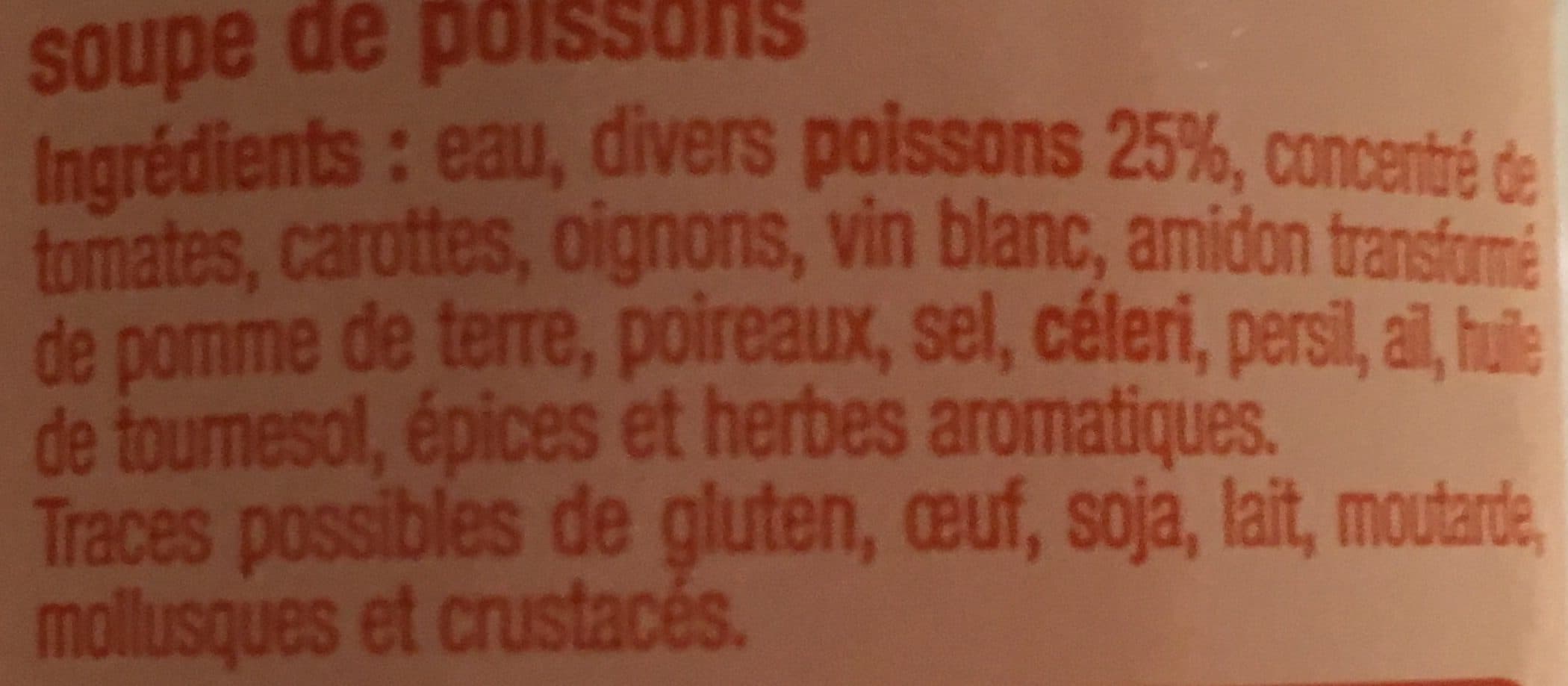 Auchan Soupe de poissons packshot