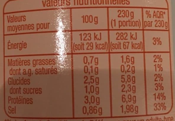 Auchan Soupe de poissons packshot