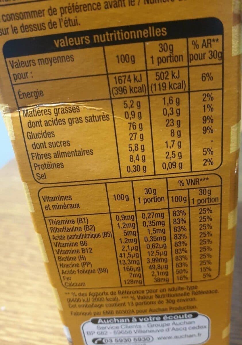 Auchan Caram chocCaramel et chocolat packshot