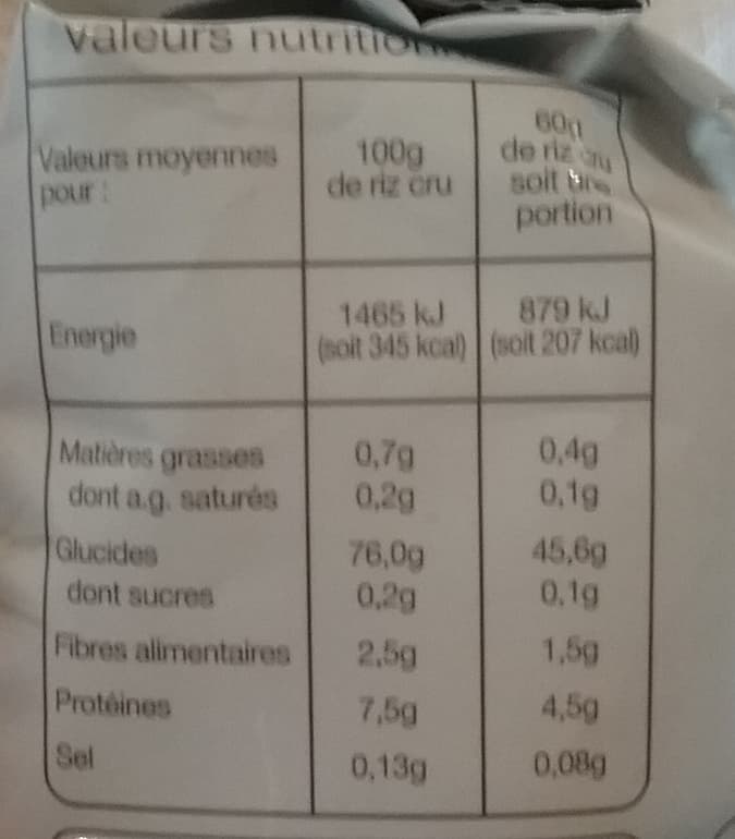 Auchan Riz 3 couleurs packshot