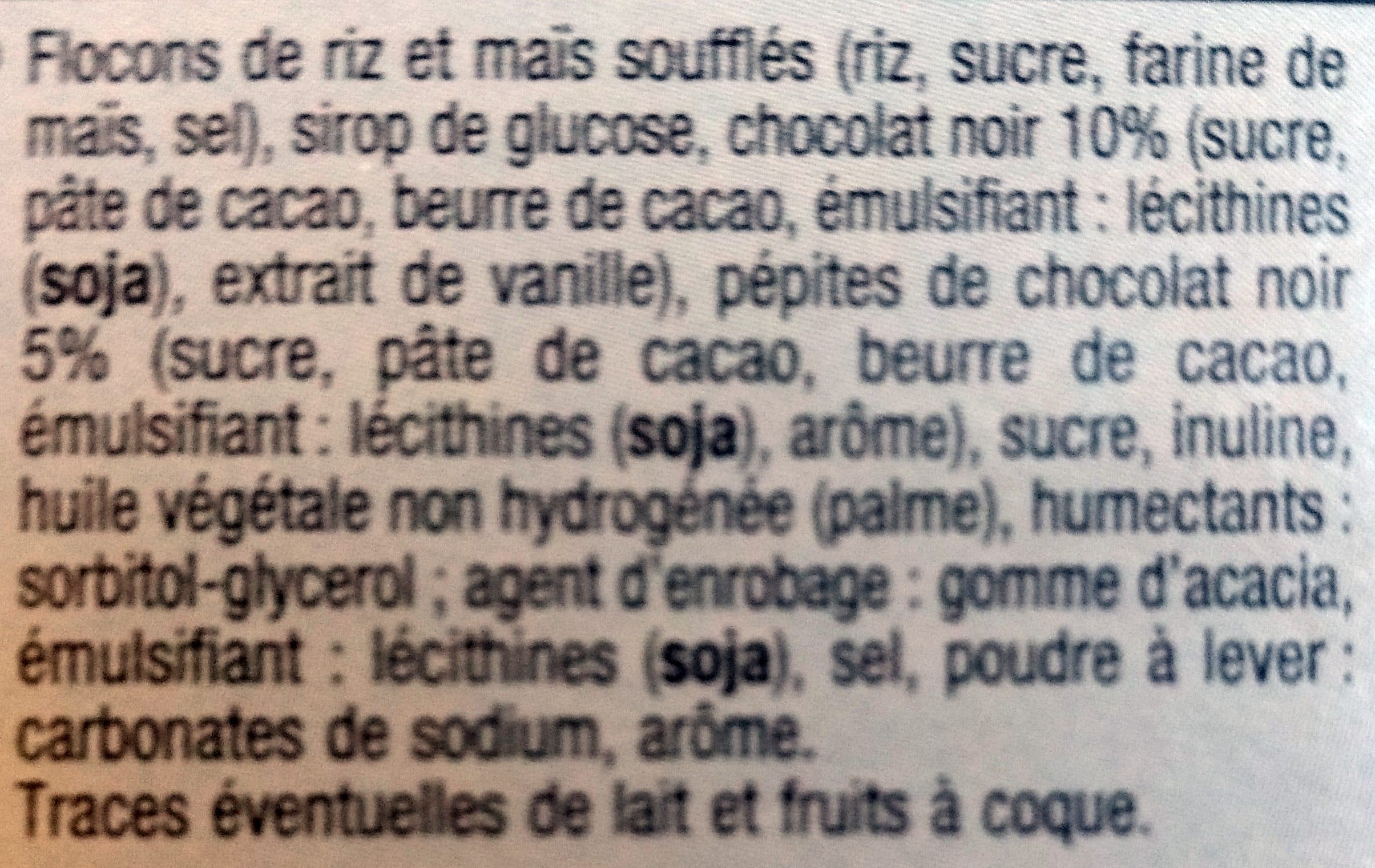 ETHIQUABLE Barres de céréales aux pépites de chocolat noir sans gluten packshot