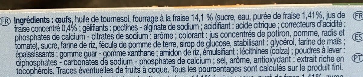 Auchan Mini cakes fourrés goût fraise packshot
