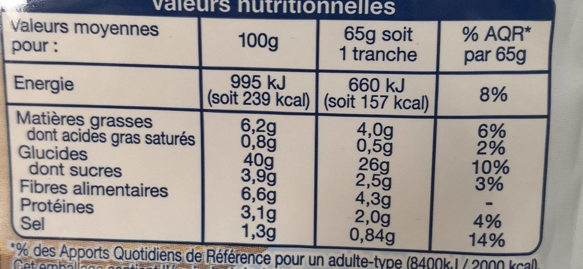 Auchan Pain de campagne sans gluten packshot