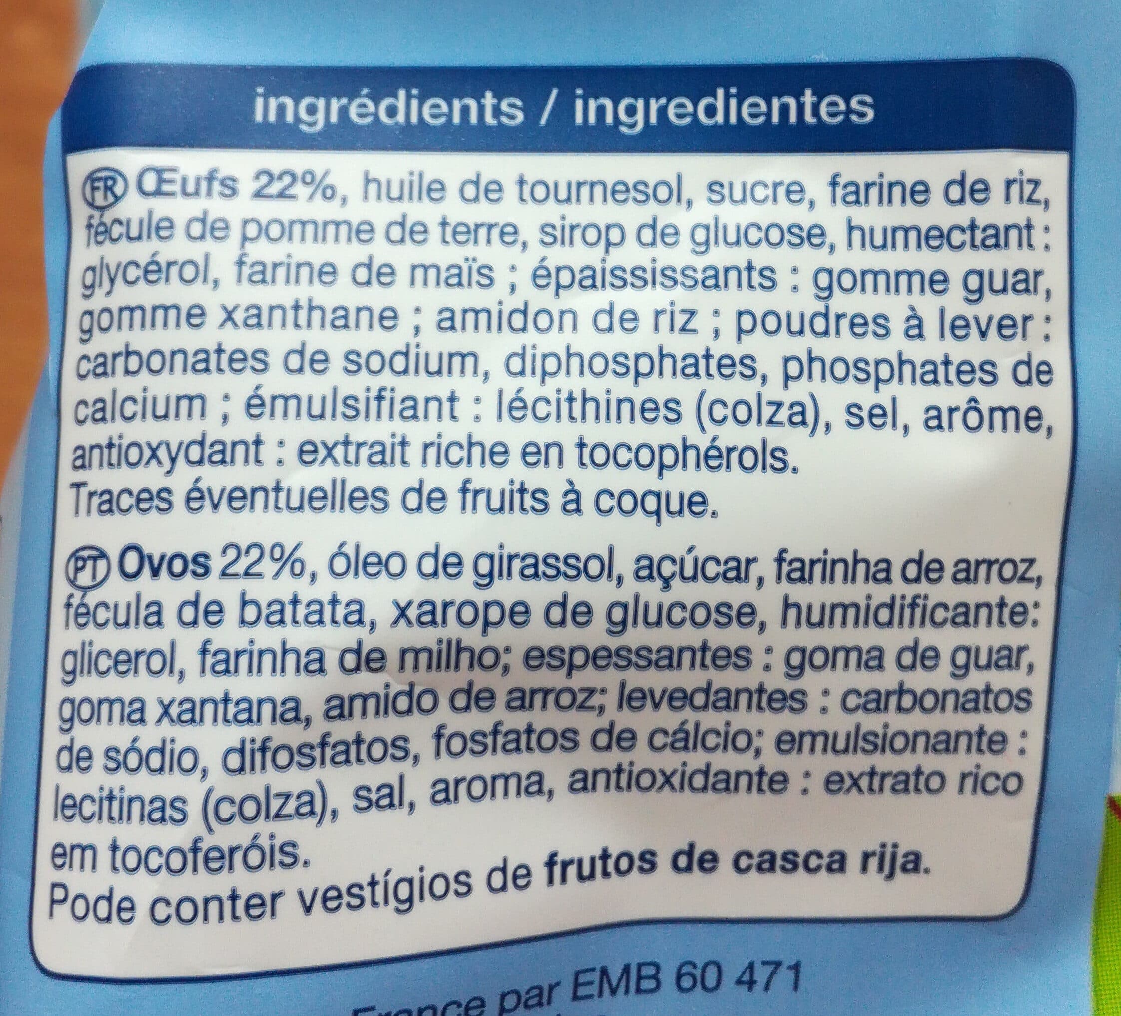 Auchan Coquilles moelleuses packshot