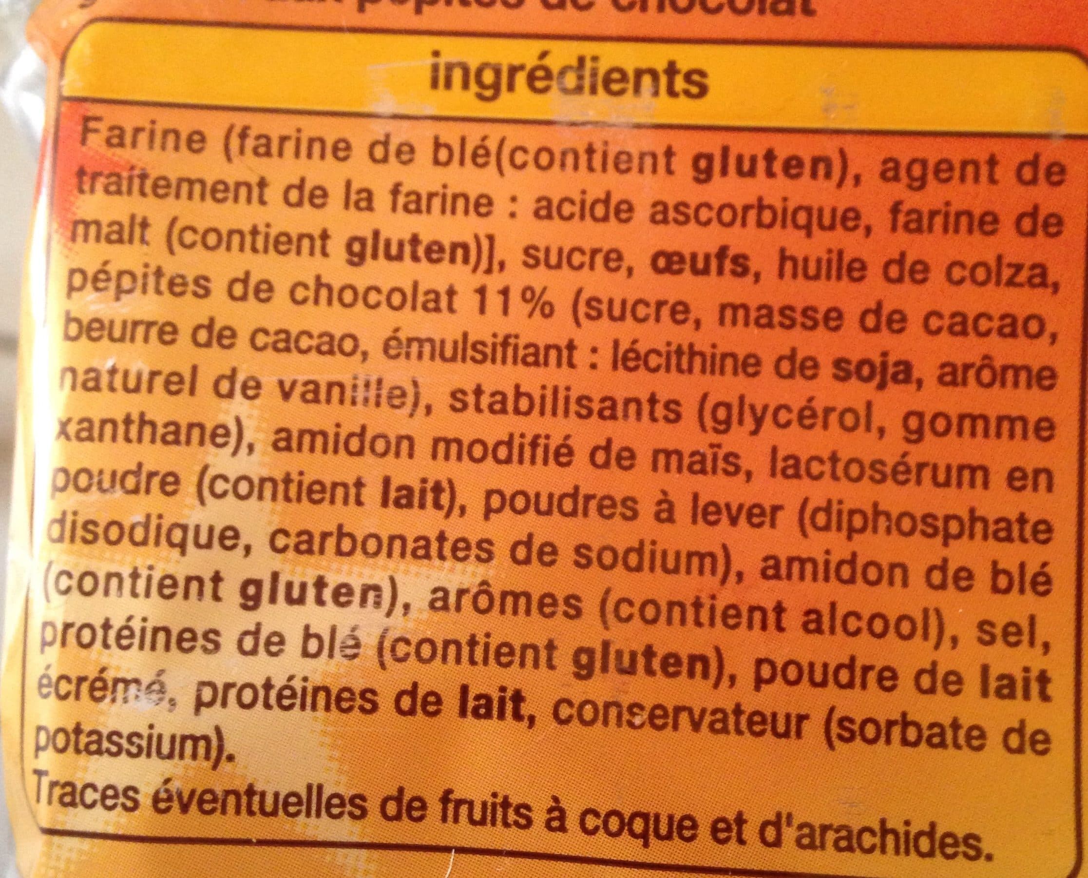 Auchan Muffins pépites chocolat packshot