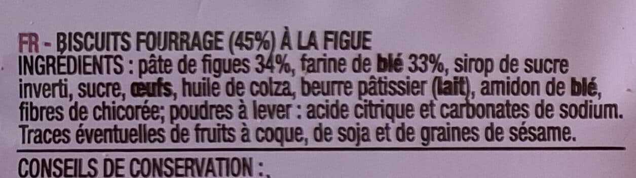 Auchan Sables fourres figue packshot