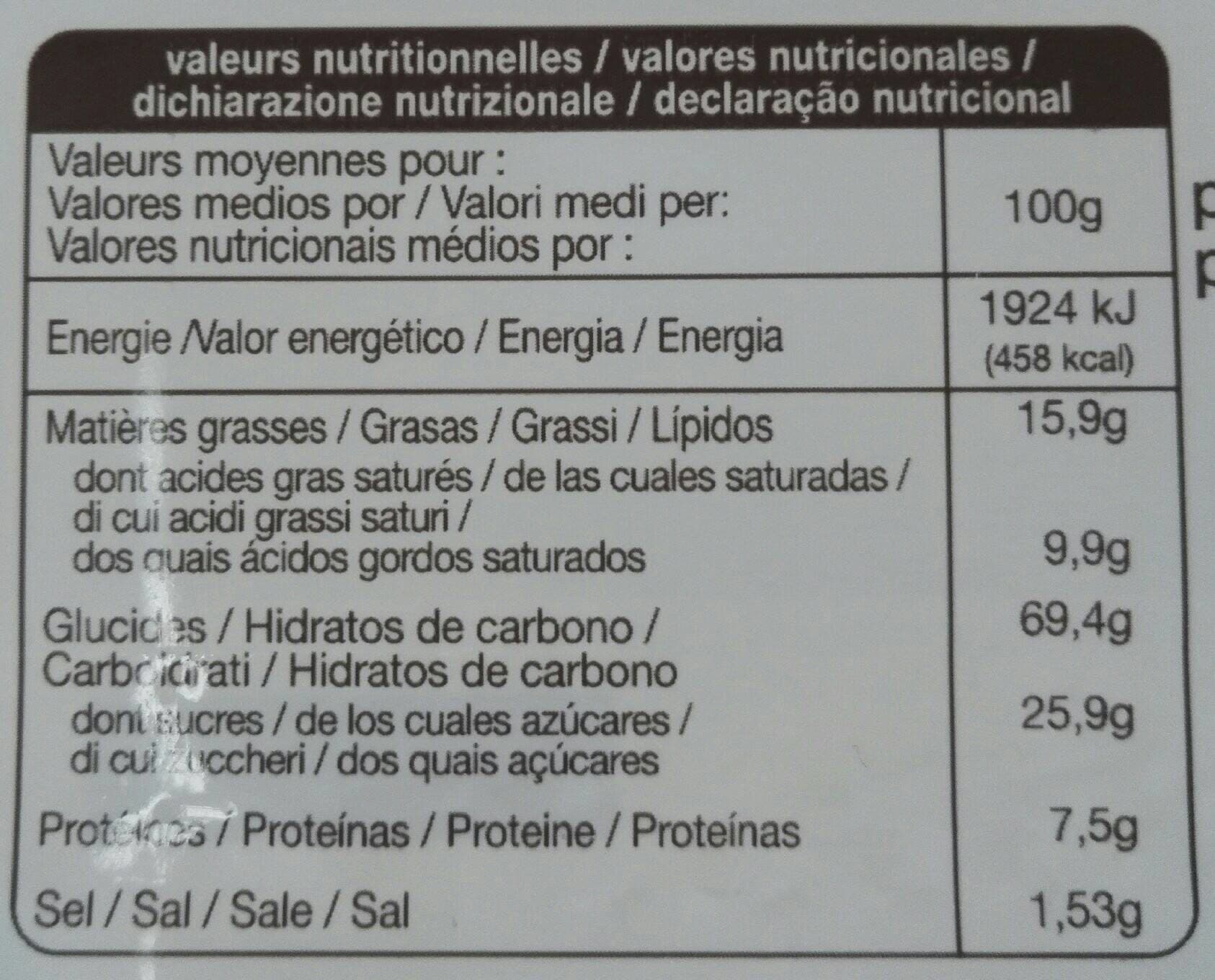 Auchan Petit Beurre Pépites de Chocolat packshot