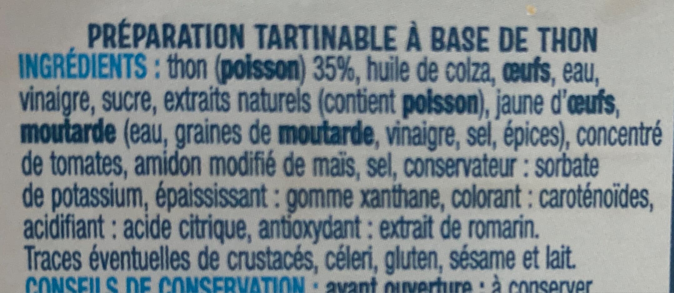 Auchan Tartinable au thon packshot