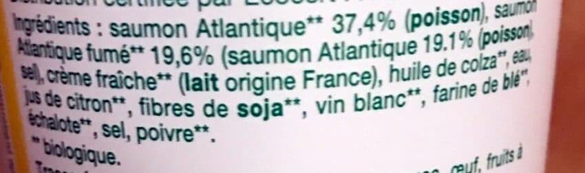 Auchan Rillettes de Saumon BIO packshot