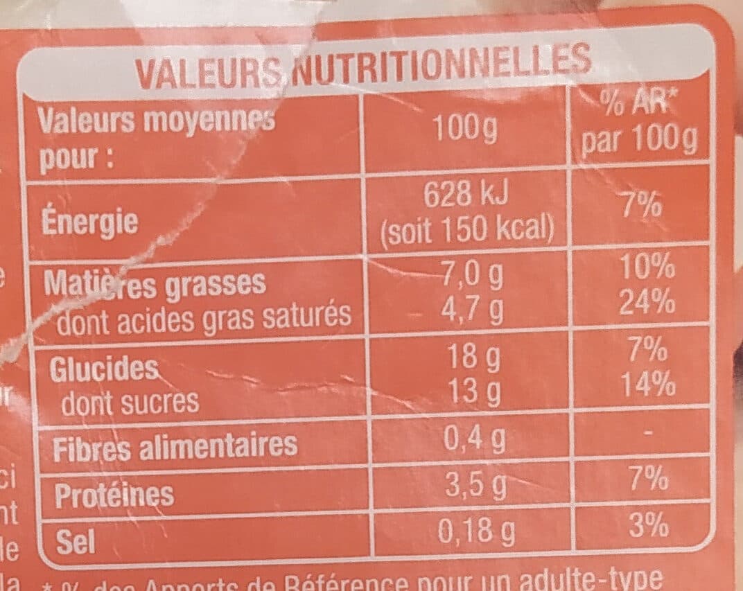Auchan Pot de crème au caramel packshot