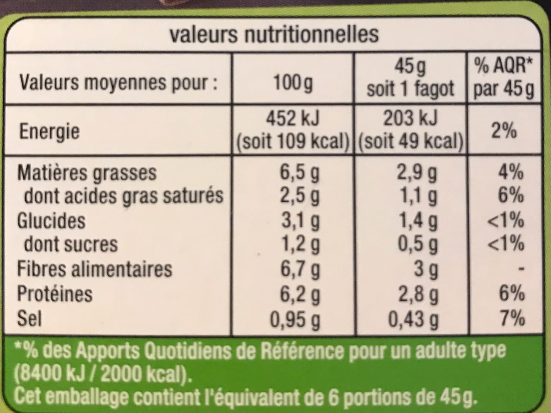 Auchan 6 Fagots de haricots verts packshot