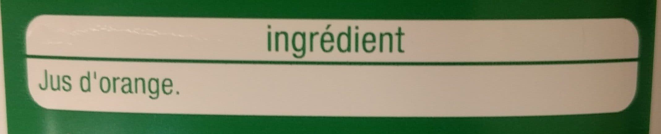 Auchan 100% Pur JusOrange - sans pulpe. Riche en vitamine C.Sans sucres ajoutés** Comme tous les jus de fruits. Contient les sucres naturellement présents dans les fruits. packshot