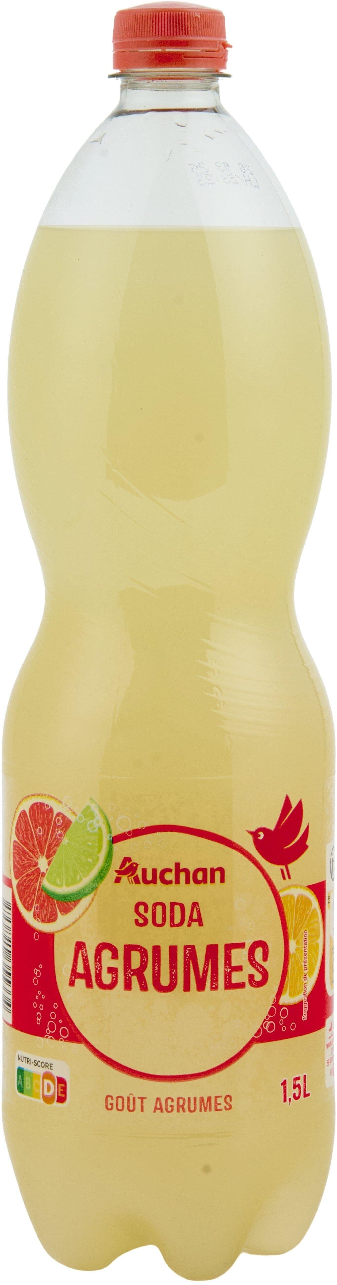Auchan Soda agrumes - Goût agrumes packshot