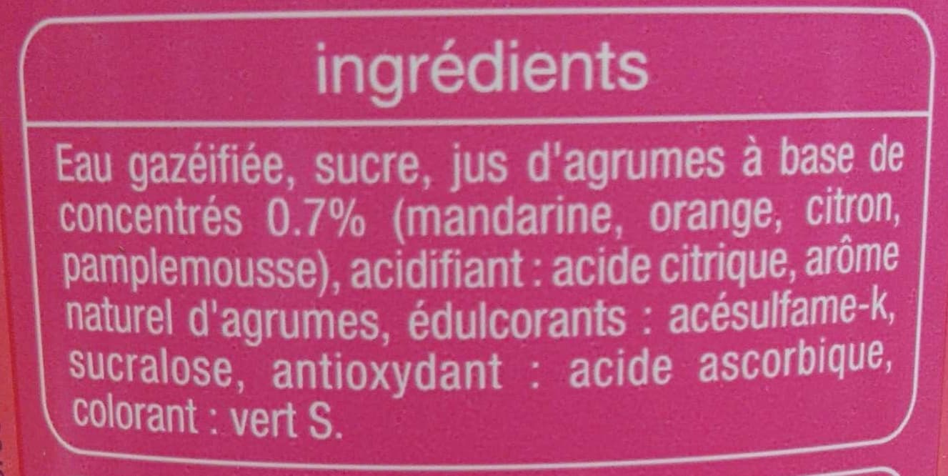 Auchan Soda agrumes - Goût agrumes packshot