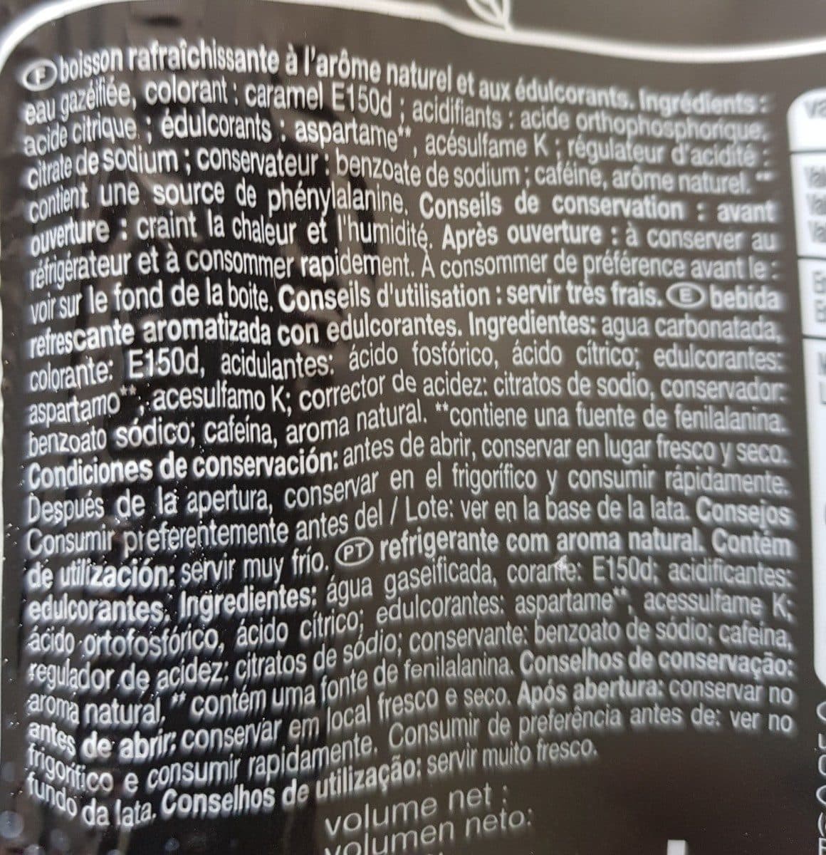 Open Food Facts Planet cola zero packshot