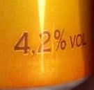 Auchan Bière blonde -4,2% packshot