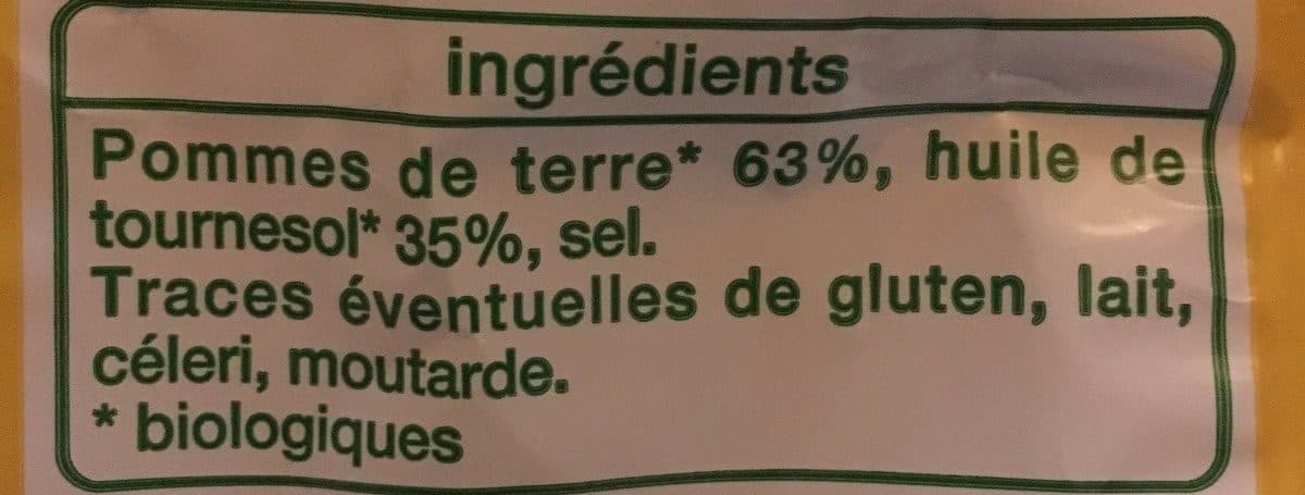 Auchan Auchan Bio Chips Nature packshot