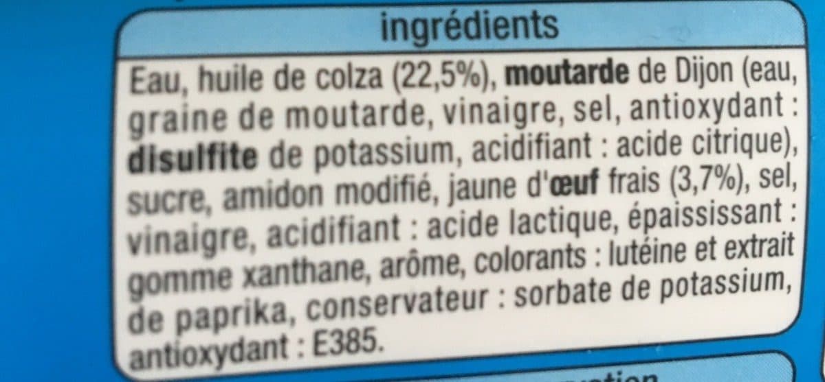 Auchan Mayonnaise allégée * packshot
