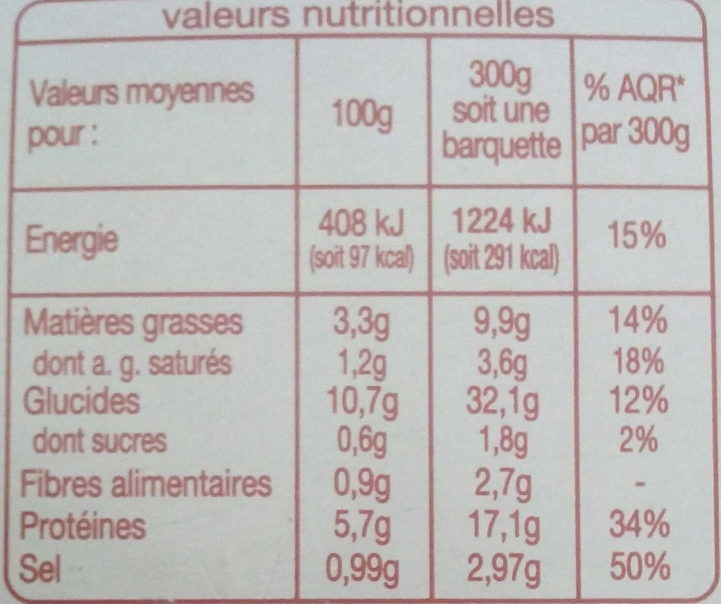 Auchan Blanquette de veau et son riz blanc packshot