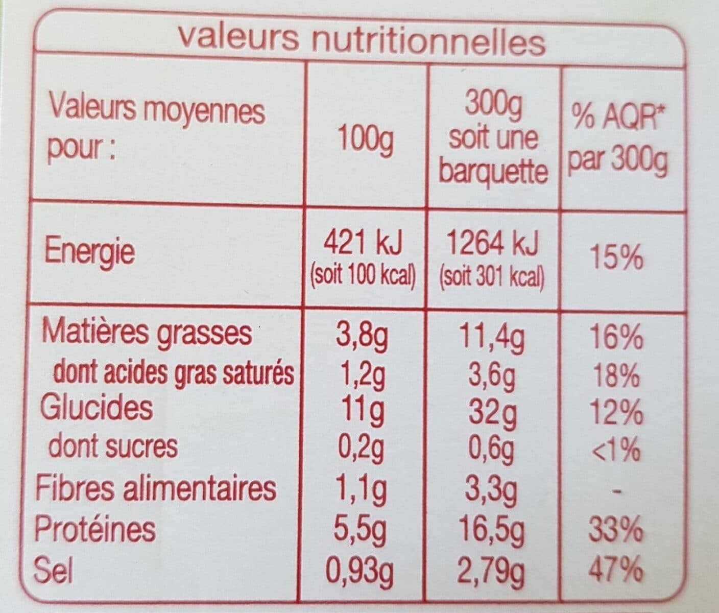 Auchan Poulet à la crème et son riz pilaf packshot