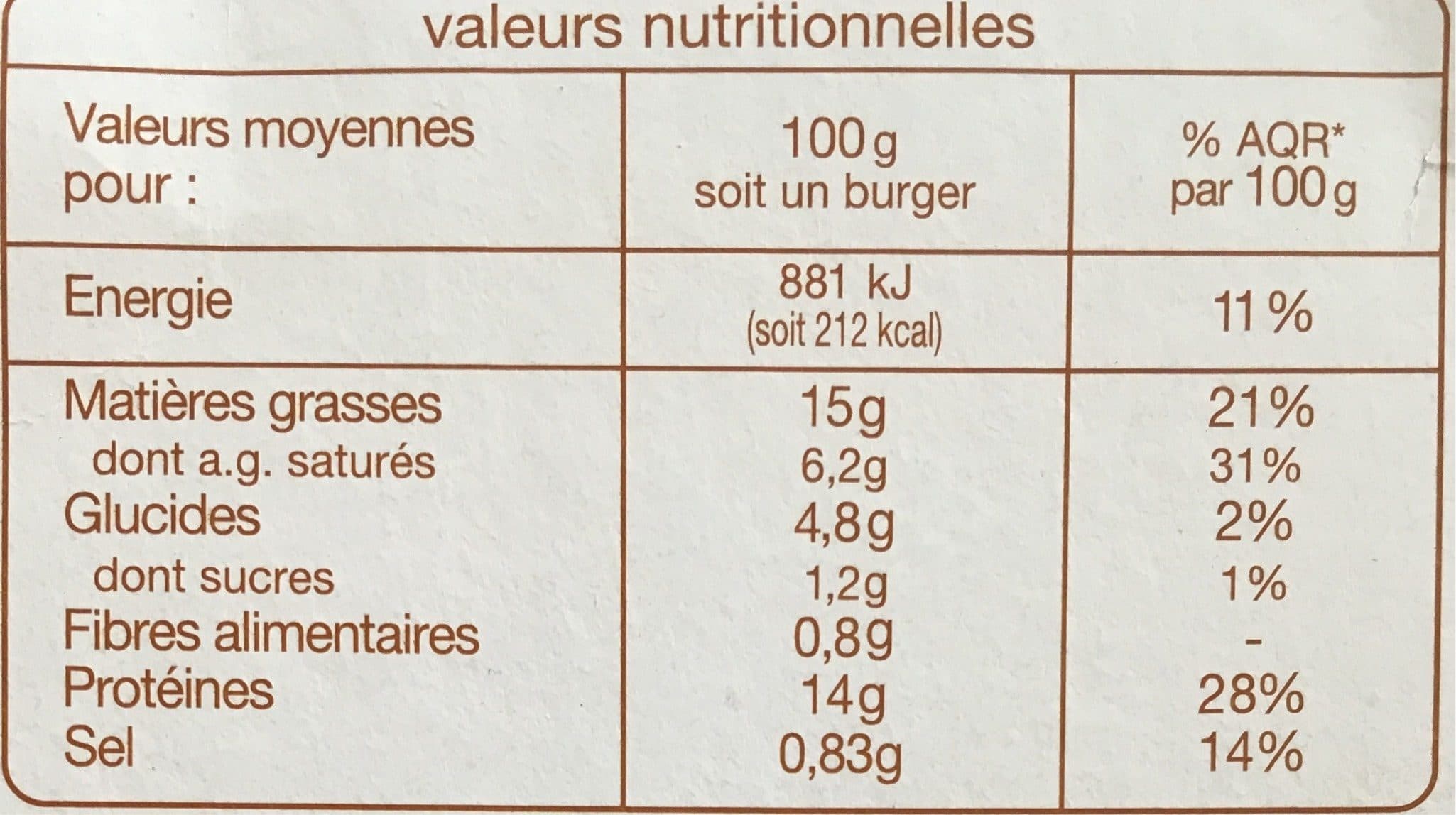 Auchan Super moelleux à oignonsPréparation à 51% de viande bovine hachée et de protéines végétales avec des oignons frits, surgelée packshot