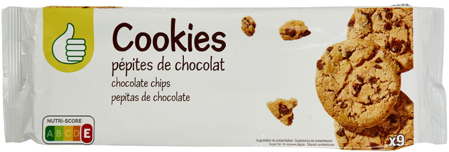 Auchan Cookies Pépites de Chocolat packshot
