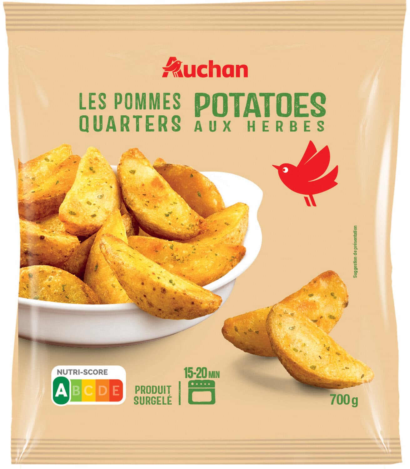 Auchan Potatoes aux herbes packshot