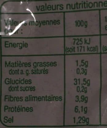 Auchan 4 galettes de blé noirissues de l'agriculture biologique packshot