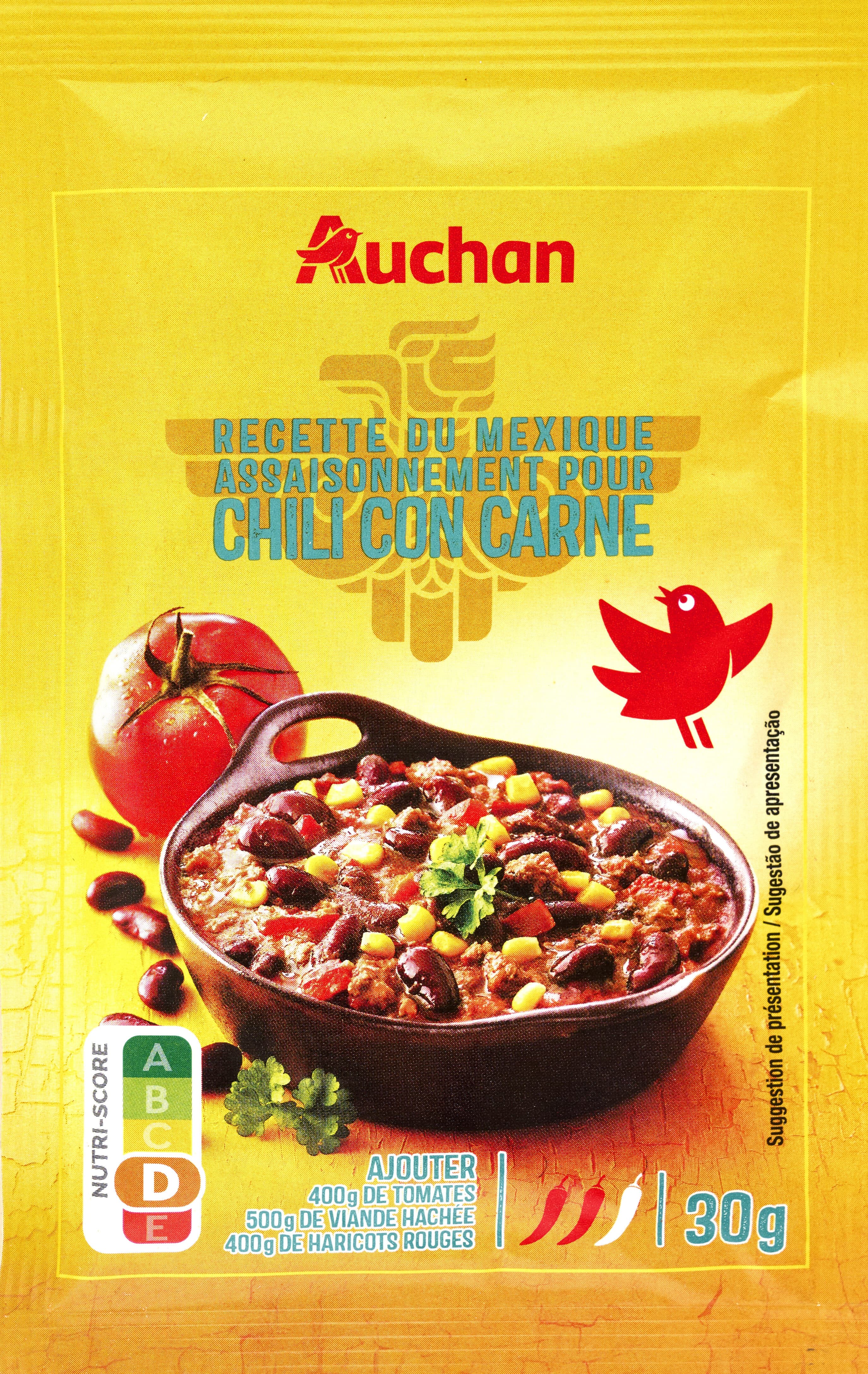 Auchan Assaisonnement pour Chili con Carne packshot