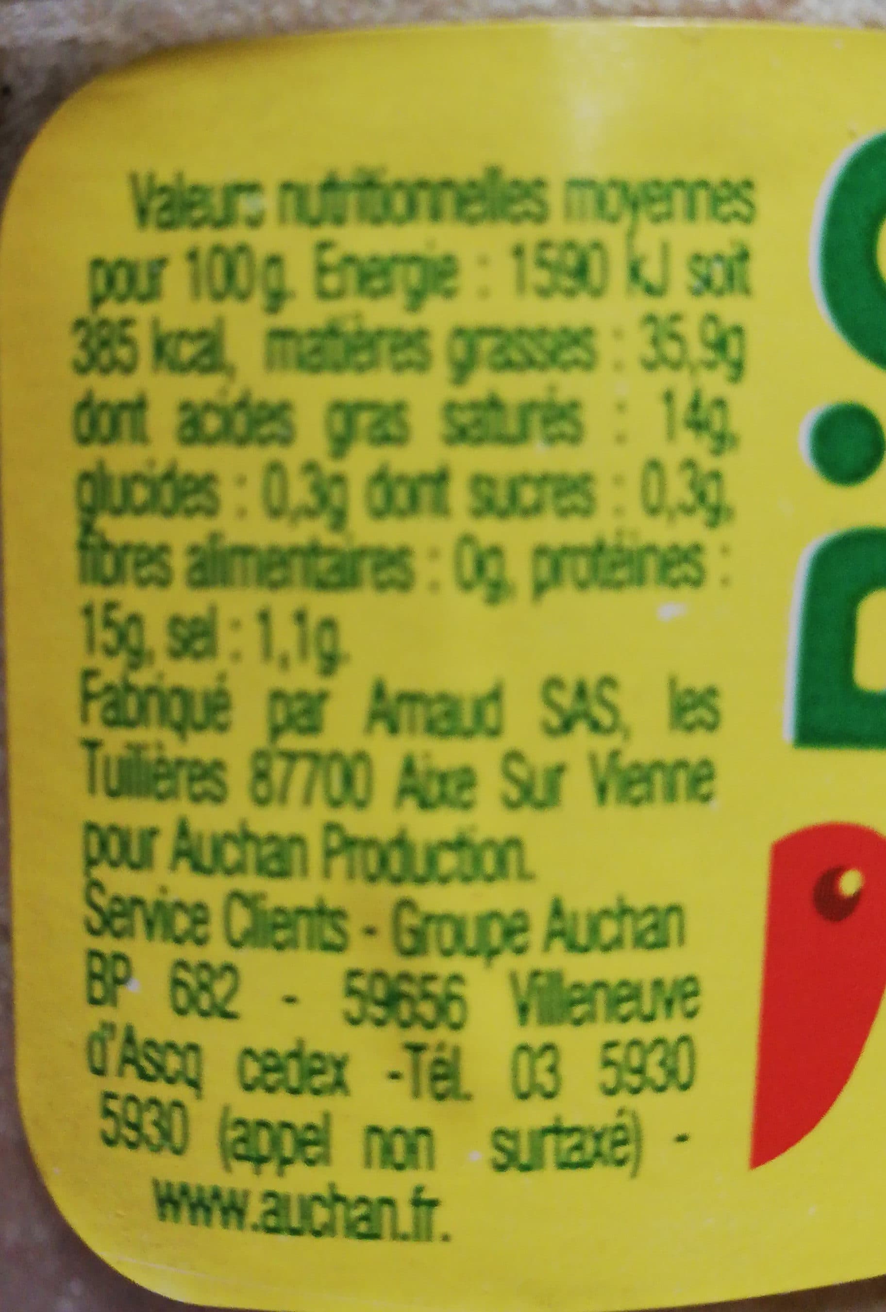 Auchan Rillettes Pur Porc Biologique packshot