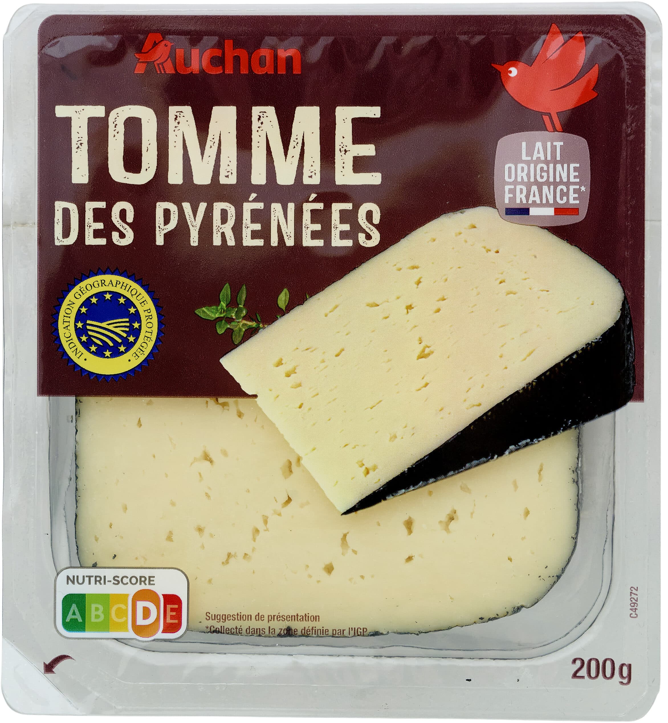 Auchan Tomme des Pyrénées packshot