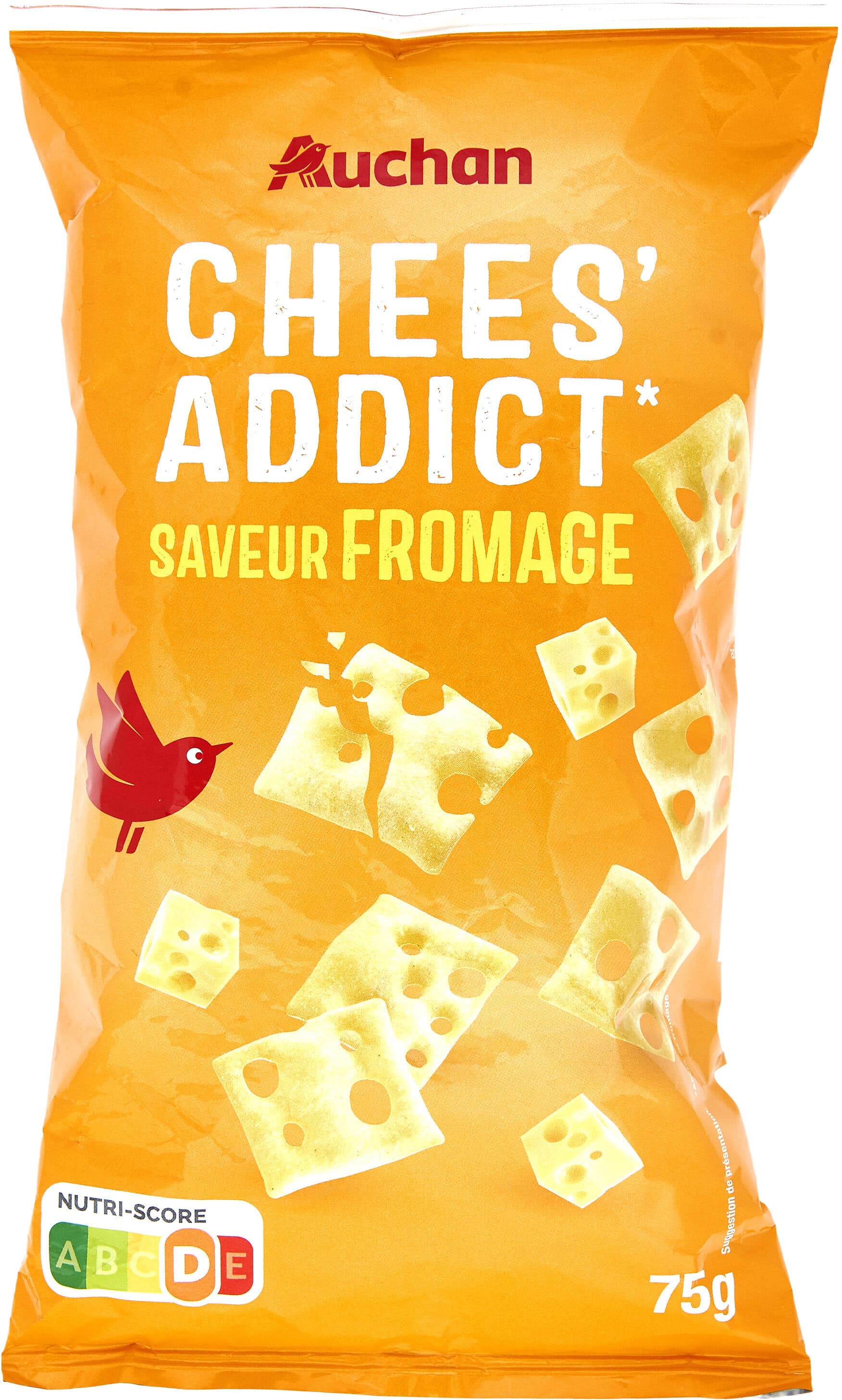 Auchan Chees'addict* saveur fromage *accro au fromage packshot