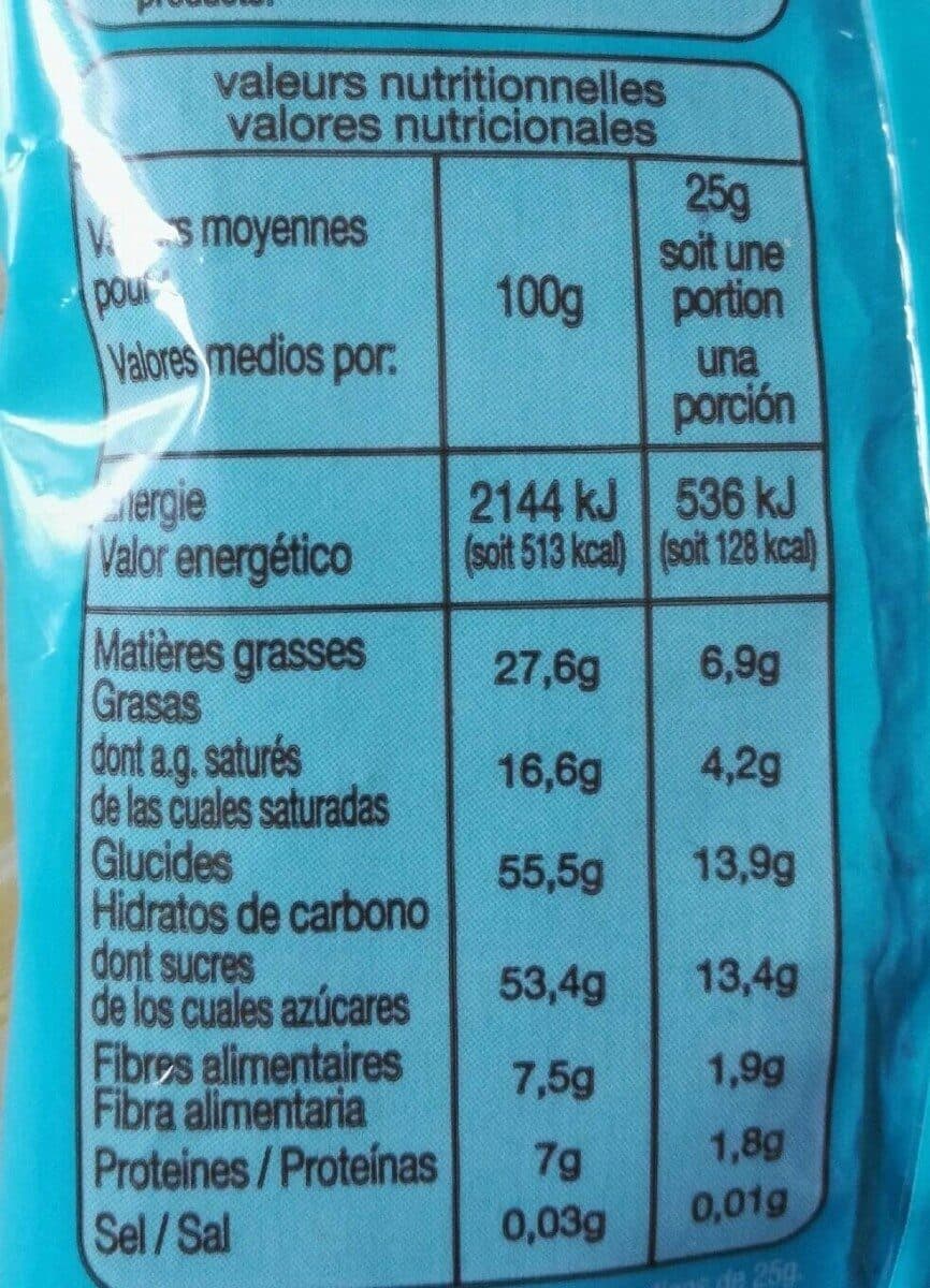 Auchan Pépites de chocolat packshot
