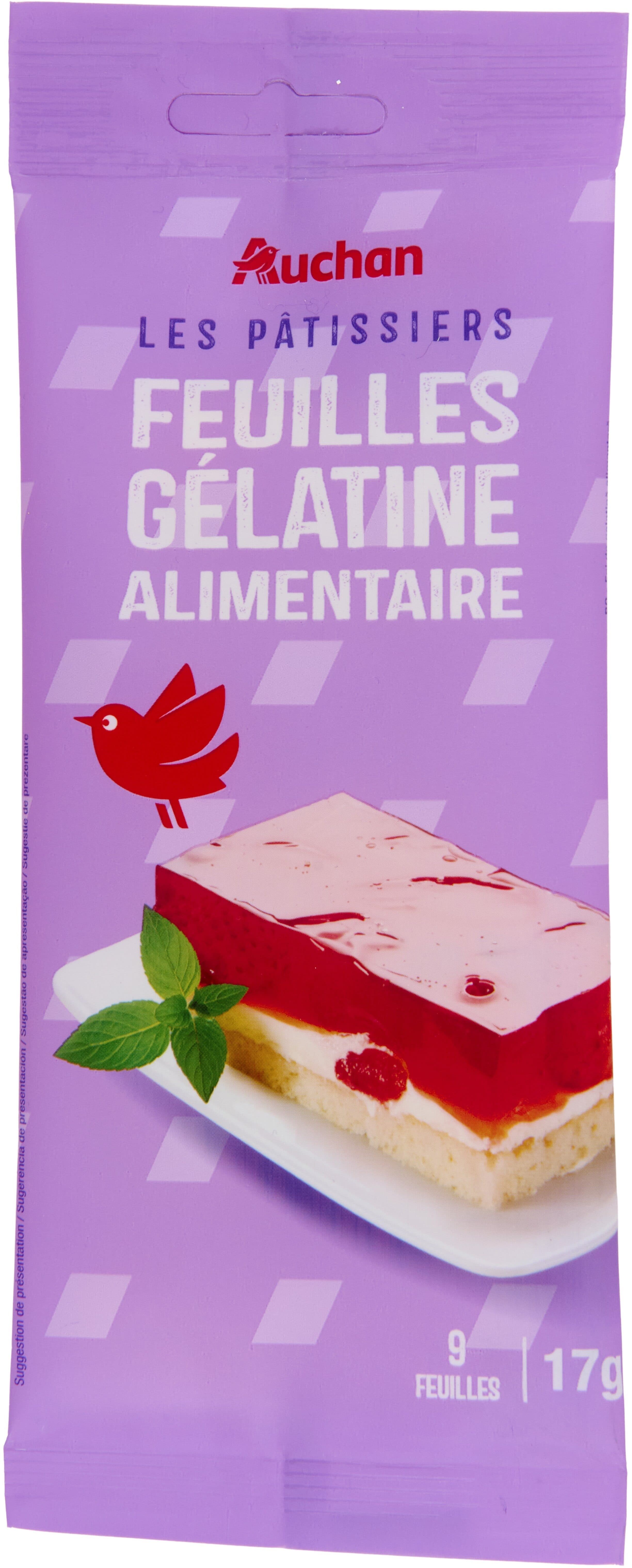 Auchan Gélatine alimentaire packshot