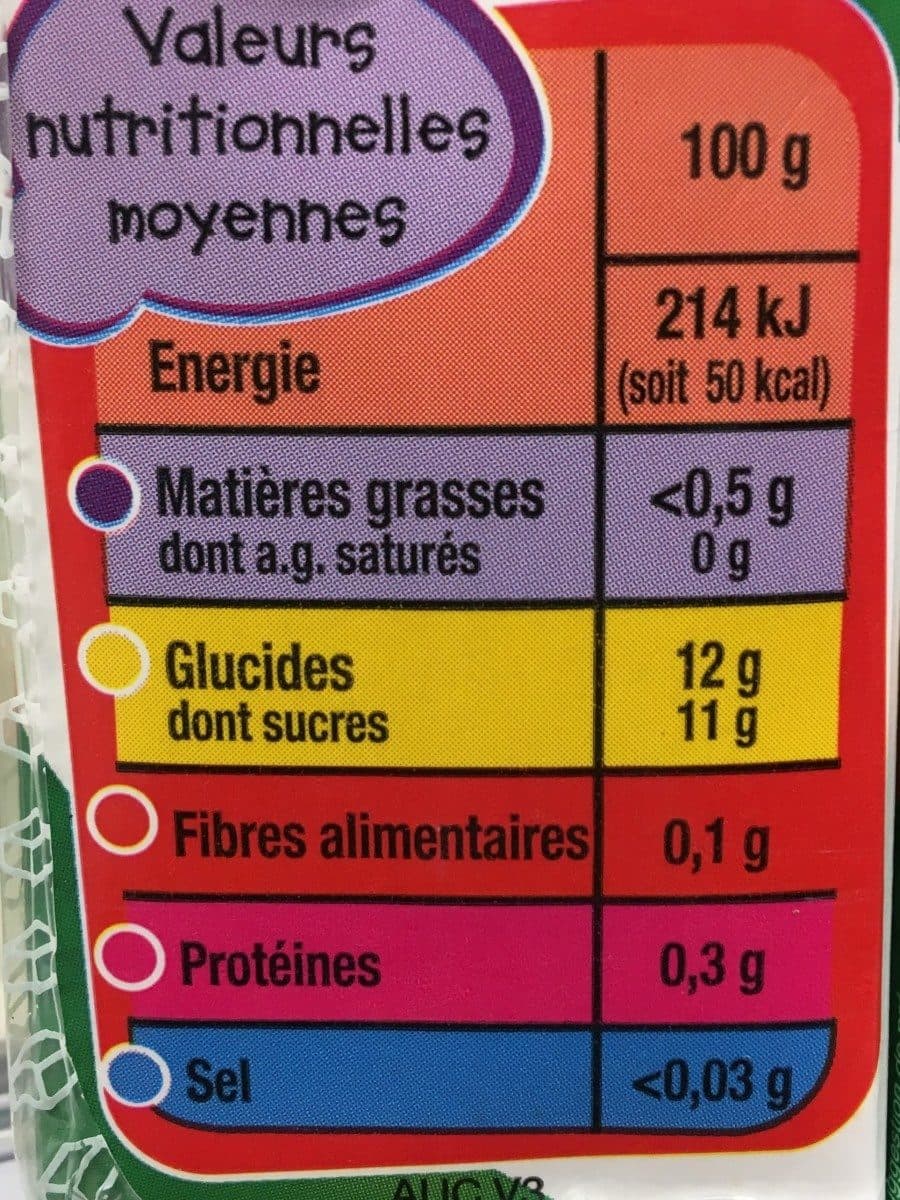 Auchan Pur jus multifruits issu de l'agriculture biologique packshot