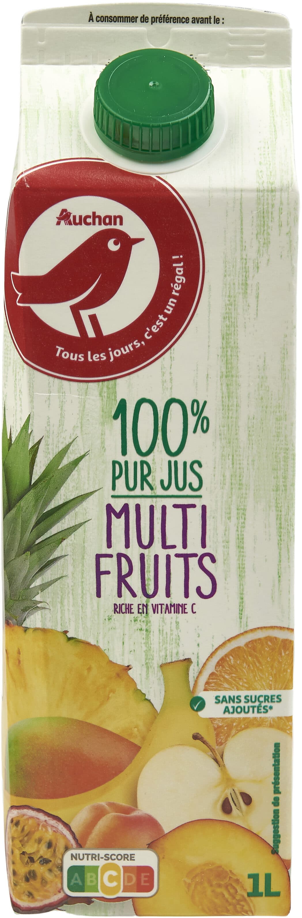 Auchan MULTIFRUITS - Pur Jus packshot