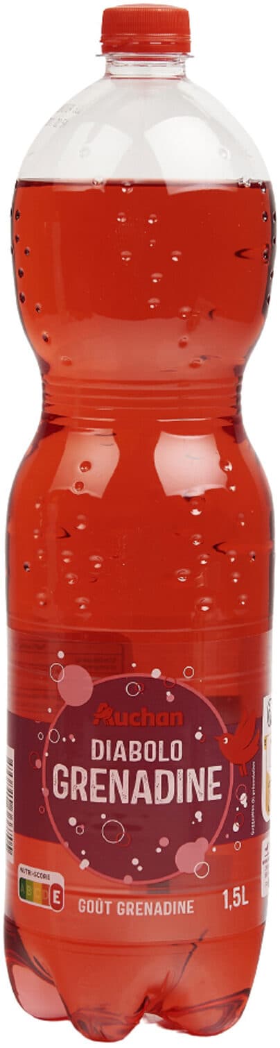Auchan DIABOLO Grenadine - goût grenadine packshot