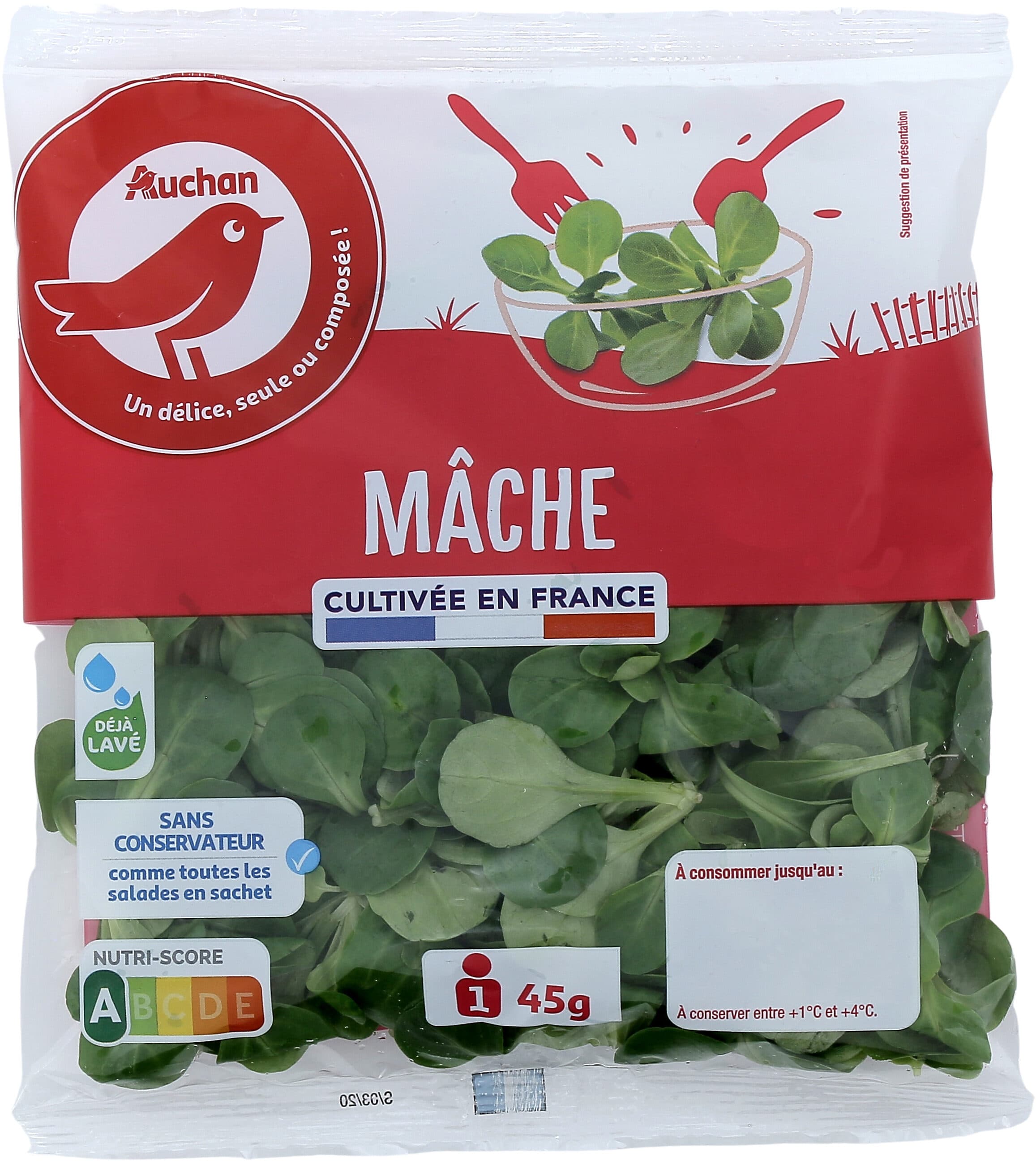 Auchan Mâche packshot