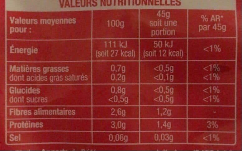 Auchan Roquette packshot