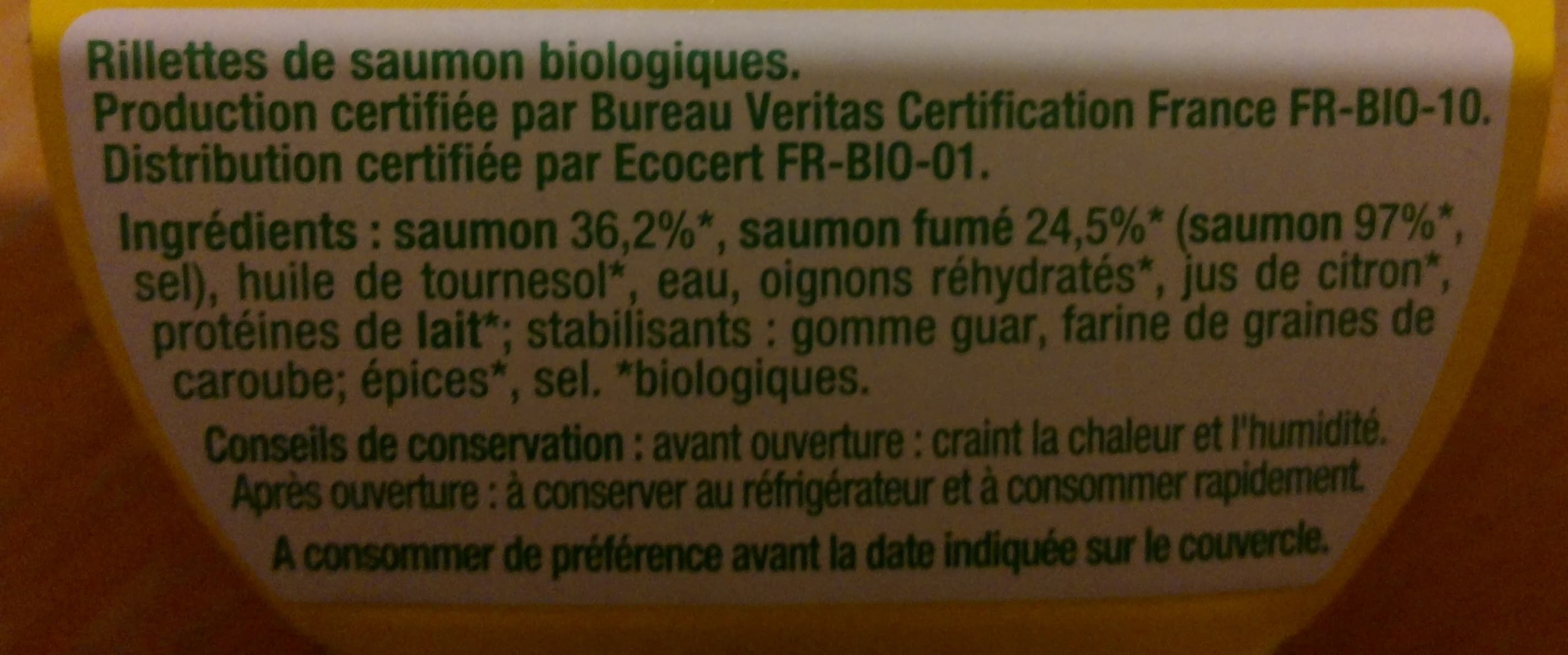 Auchan Rillettes de saumon packshot