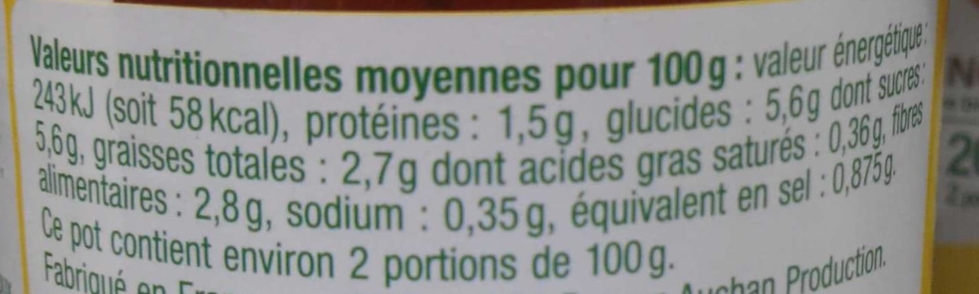 Auchan Sauce tomate Arrabiata packshot