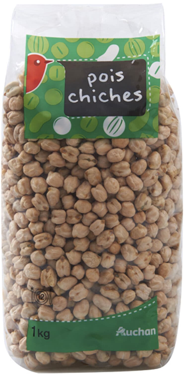 Auchan Pois chiches packshot