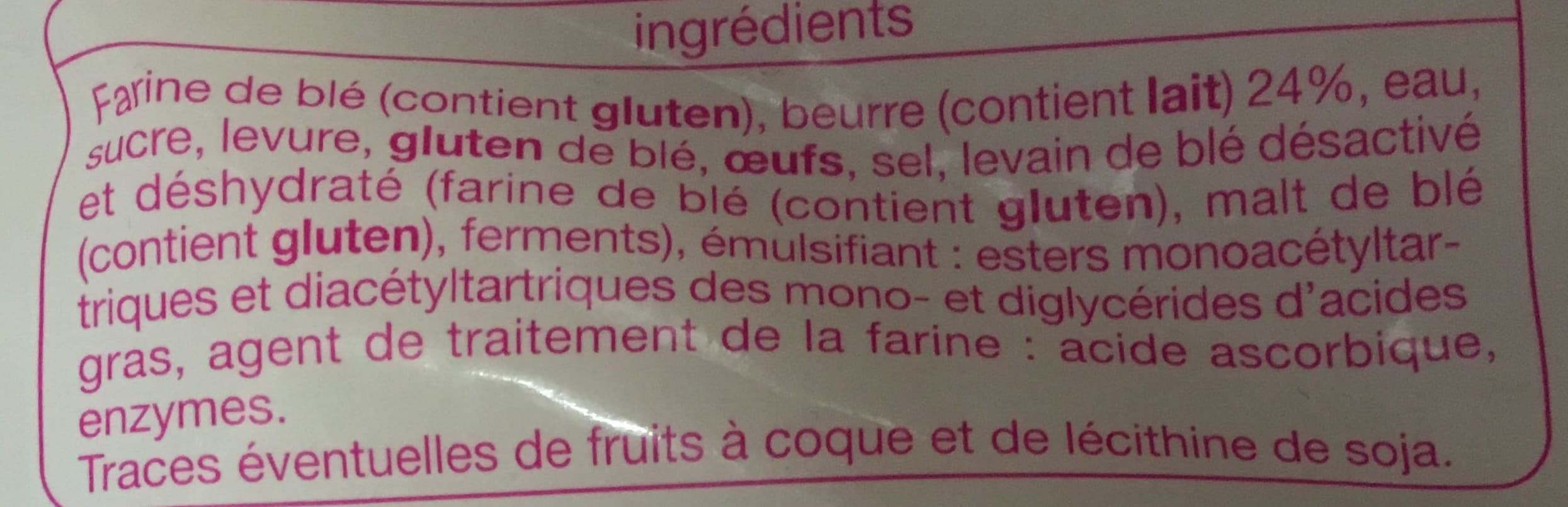 Auchan Croissants pur beurre packshot