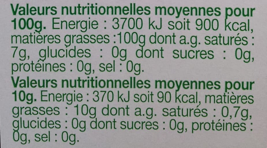 Auchan Bio Huile vierge de colza packshot