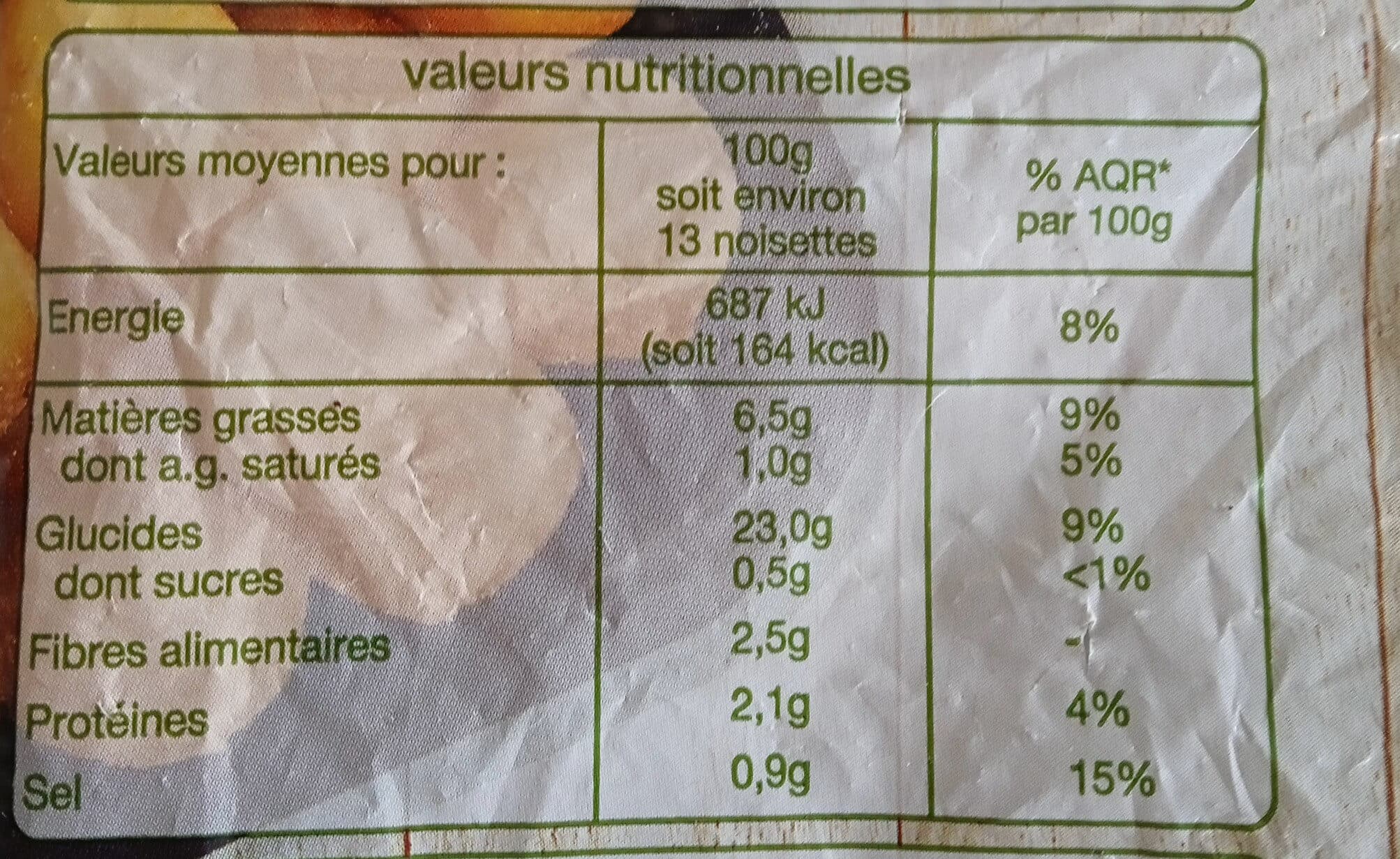 Auchan Les pommes de terre NOISETTES packshot