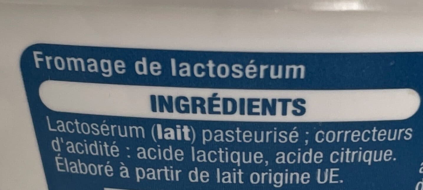 Auchan Ricotta packshot