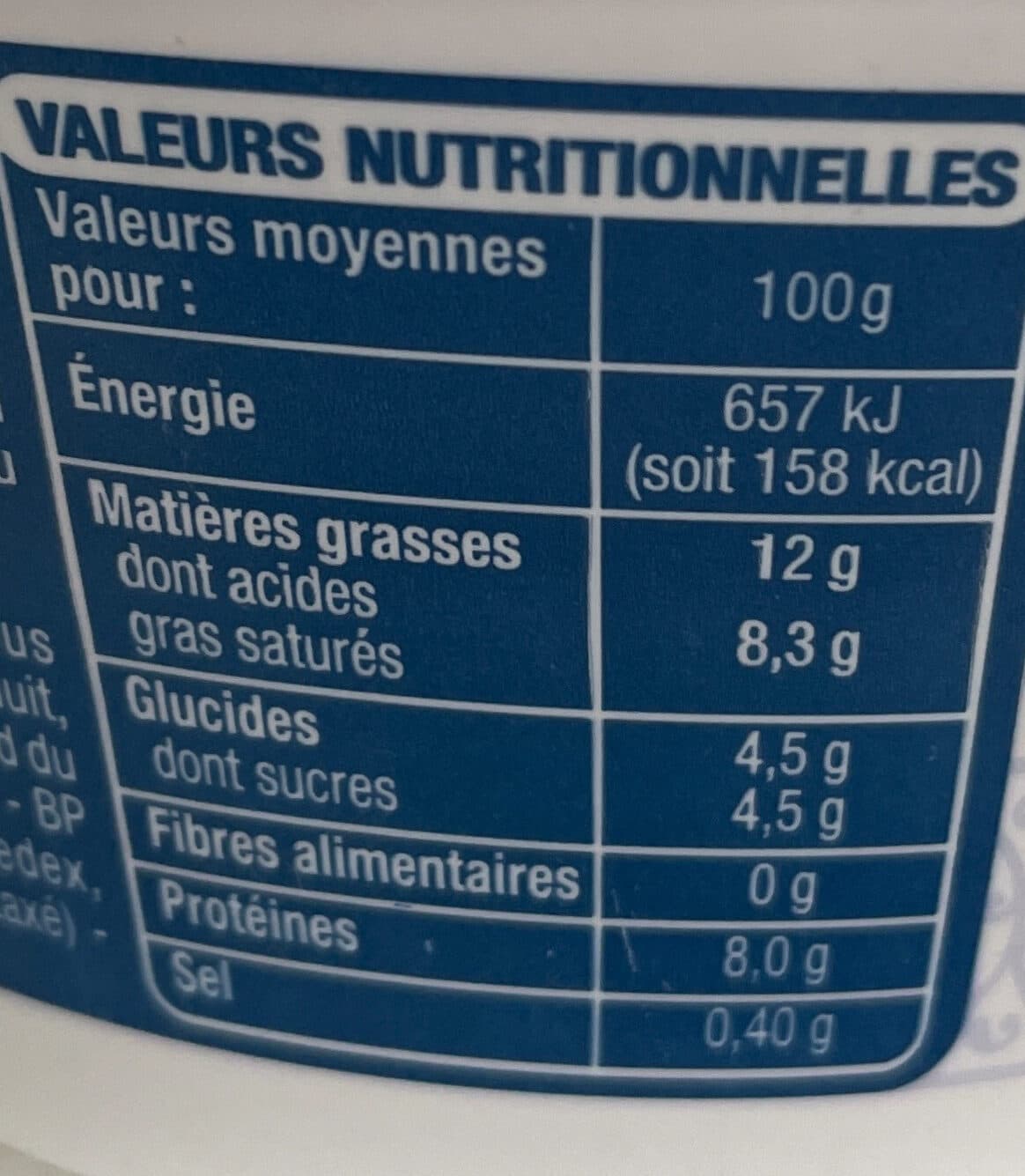Auchan Ricotta packshot